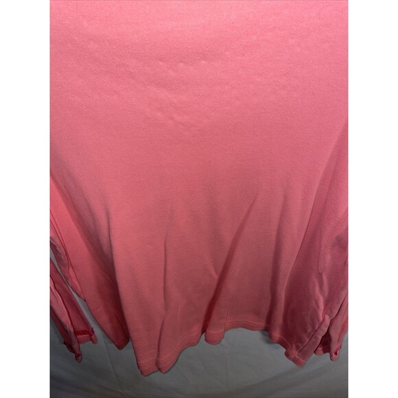 Quacker Factory Casual Blouse Women’s Size Large Pink Sequins Long Sleeve Cotton - Picture 12 of 12